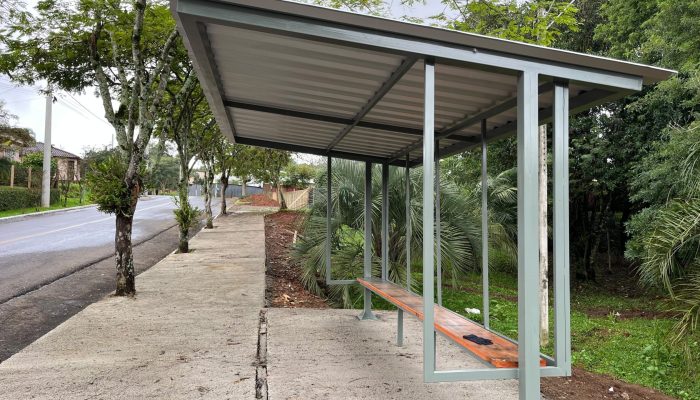 abrigo parada de ônibus